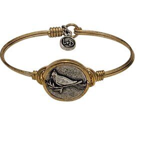 Luci + Dani Gold & Silver Tone Cardinal Bangle Bracelet